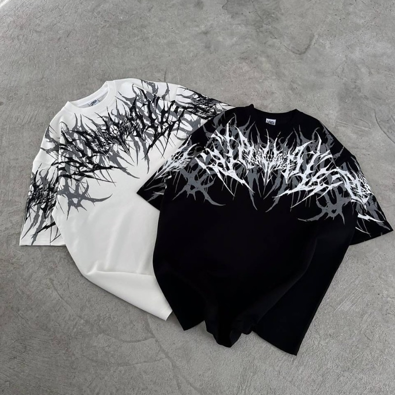 Streetwear Brand Fonts - Y2K Goth Sokak Giyim Markası Unisex