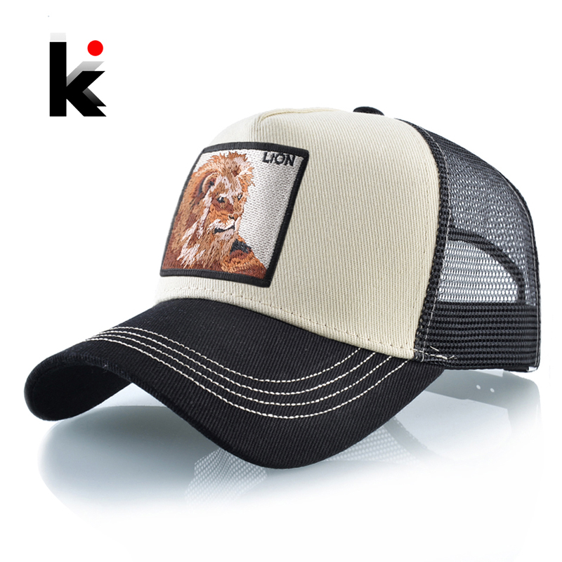 Streetwear Brand Beanie - Hip Hop beyzbol şapkası aslan nakış