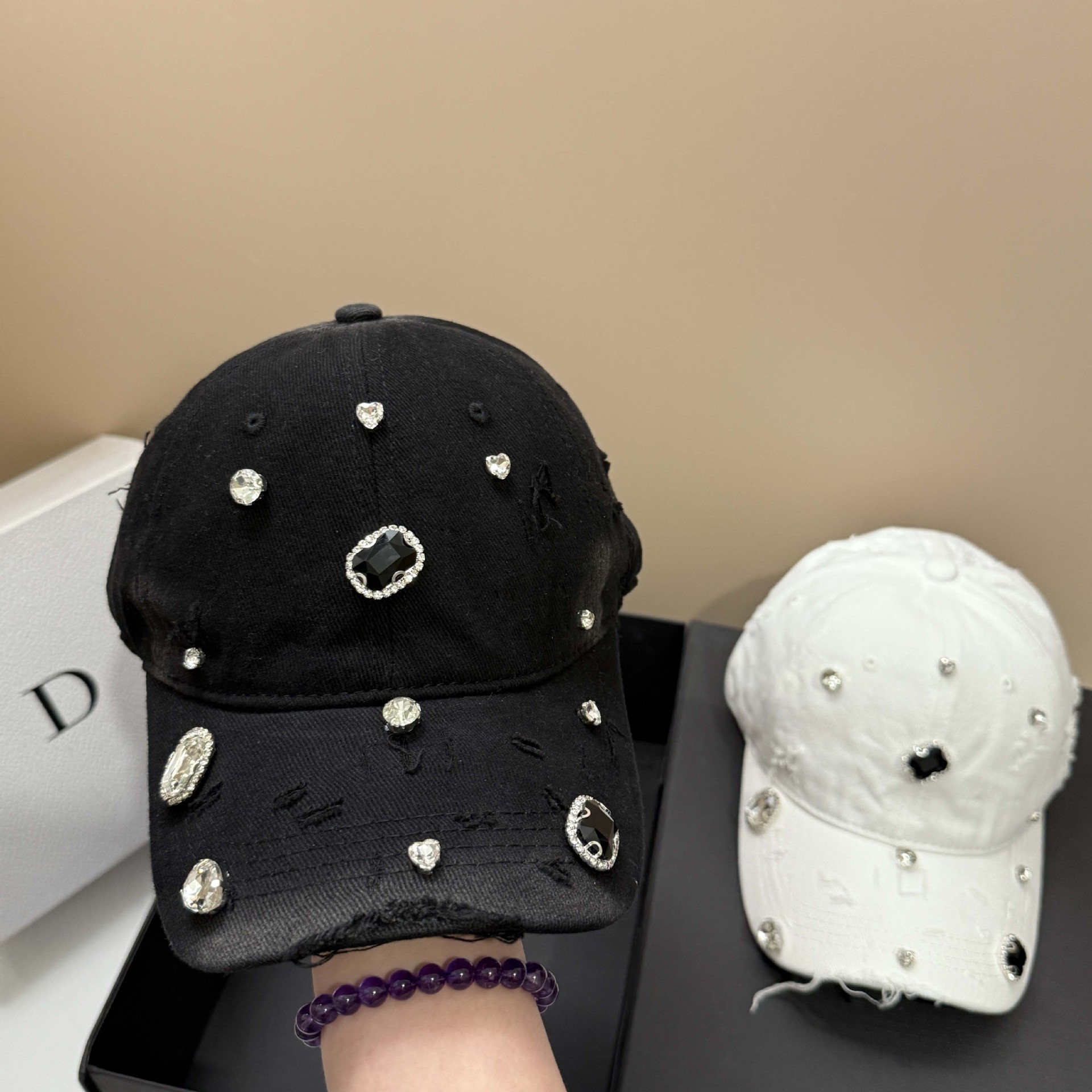 Streetwear Brand Beanie - Lüks Taklidi Delik Pamuk Yıkanmış beyzbol