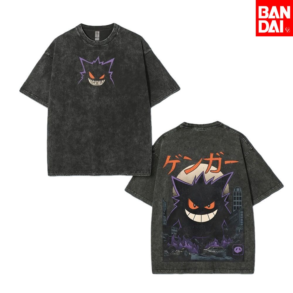 Streetwear Brand Beanie - Pokemon Gastly Haunter Gengar T Shirt