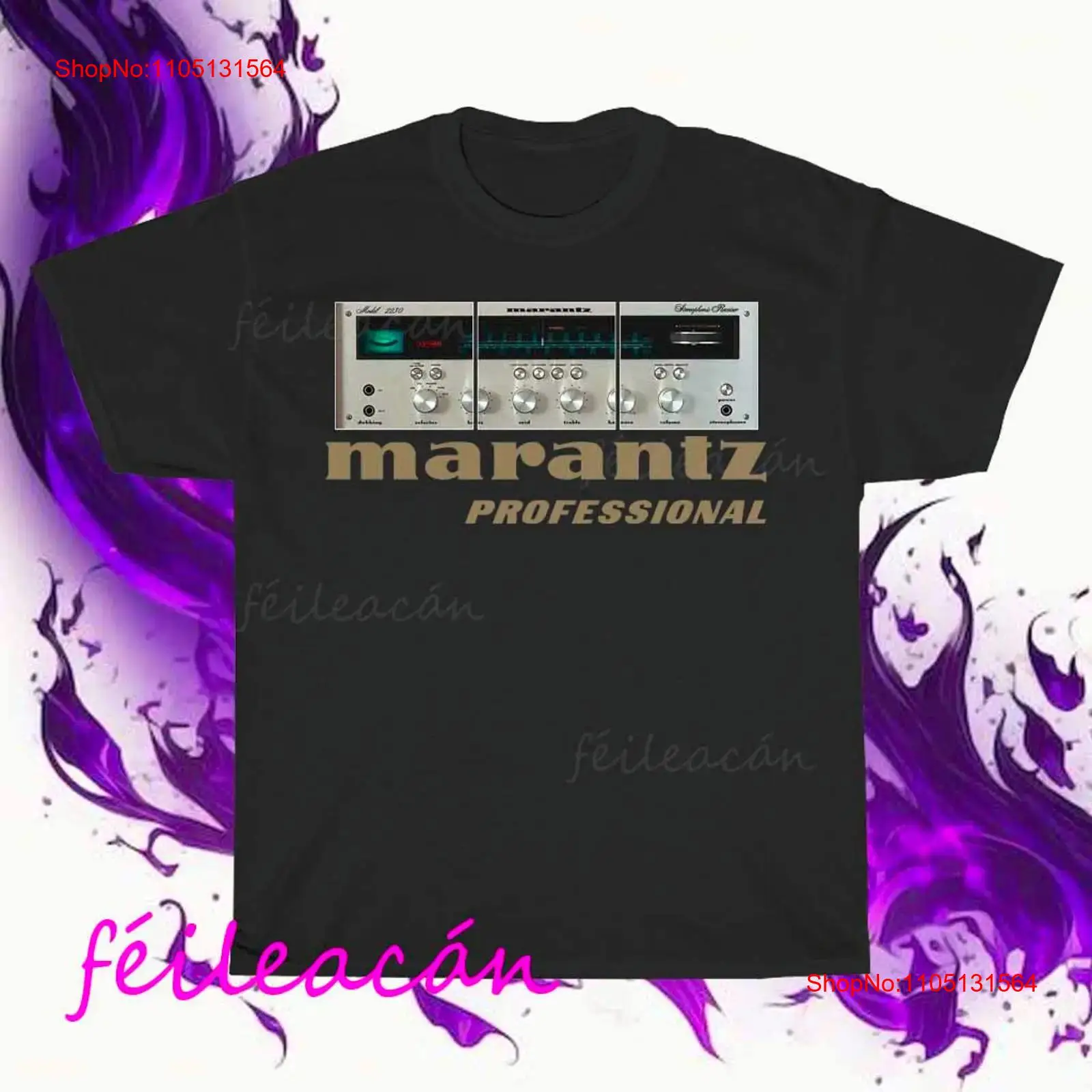 Streetwear Brands - Yepyeni Marantz Amplifikatör Logosu Amerikan Tişört
